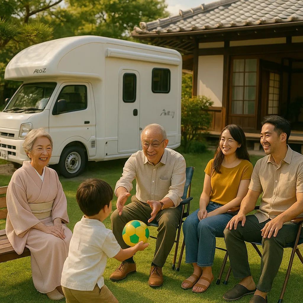 帰省に最適なキャンピングカーで思い出作り