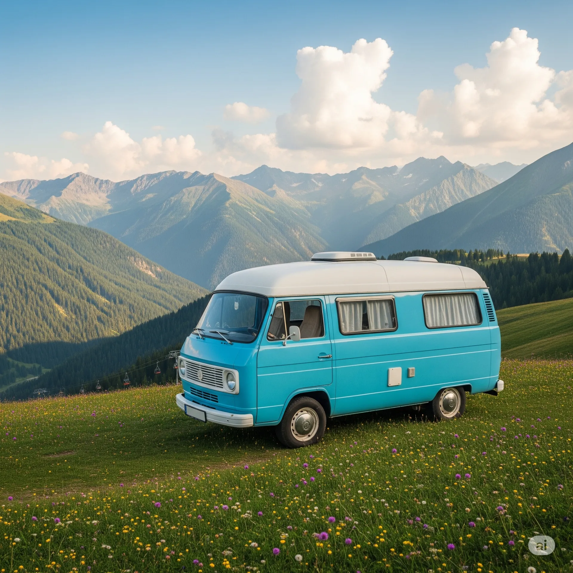 キャンピングカーで標高が高い避暑地へ